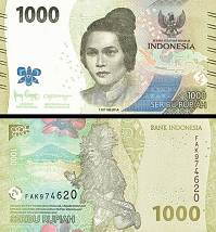 *1 000 Rupií Indonézia 2022 P162a UNC - Kliknutím na obrázok zatvorte -